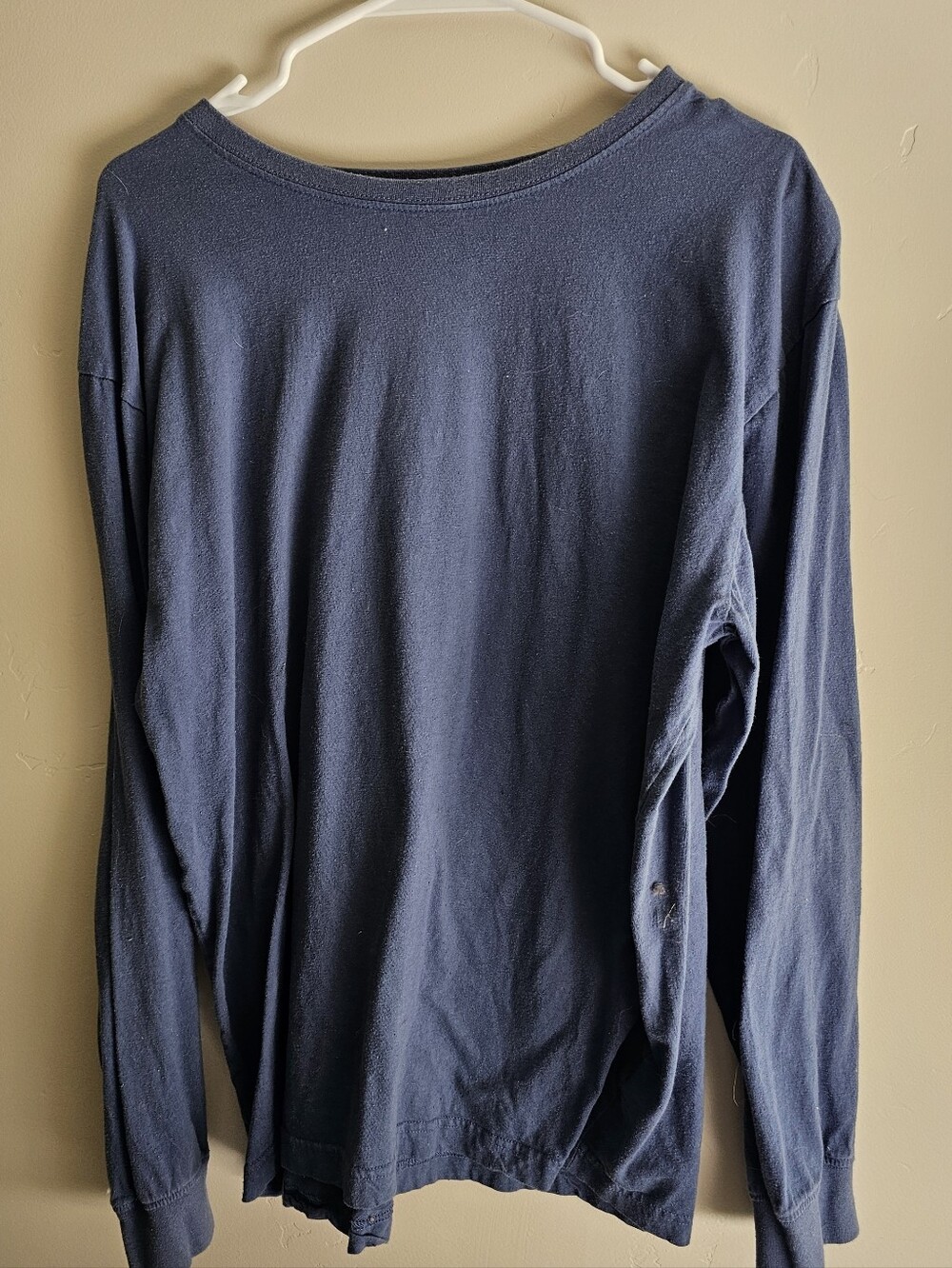 Northcrest Men's Long Sleeve Crewneck Shirt - Navy Blue